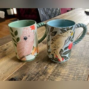 Anthropologie Pluma Mugs
